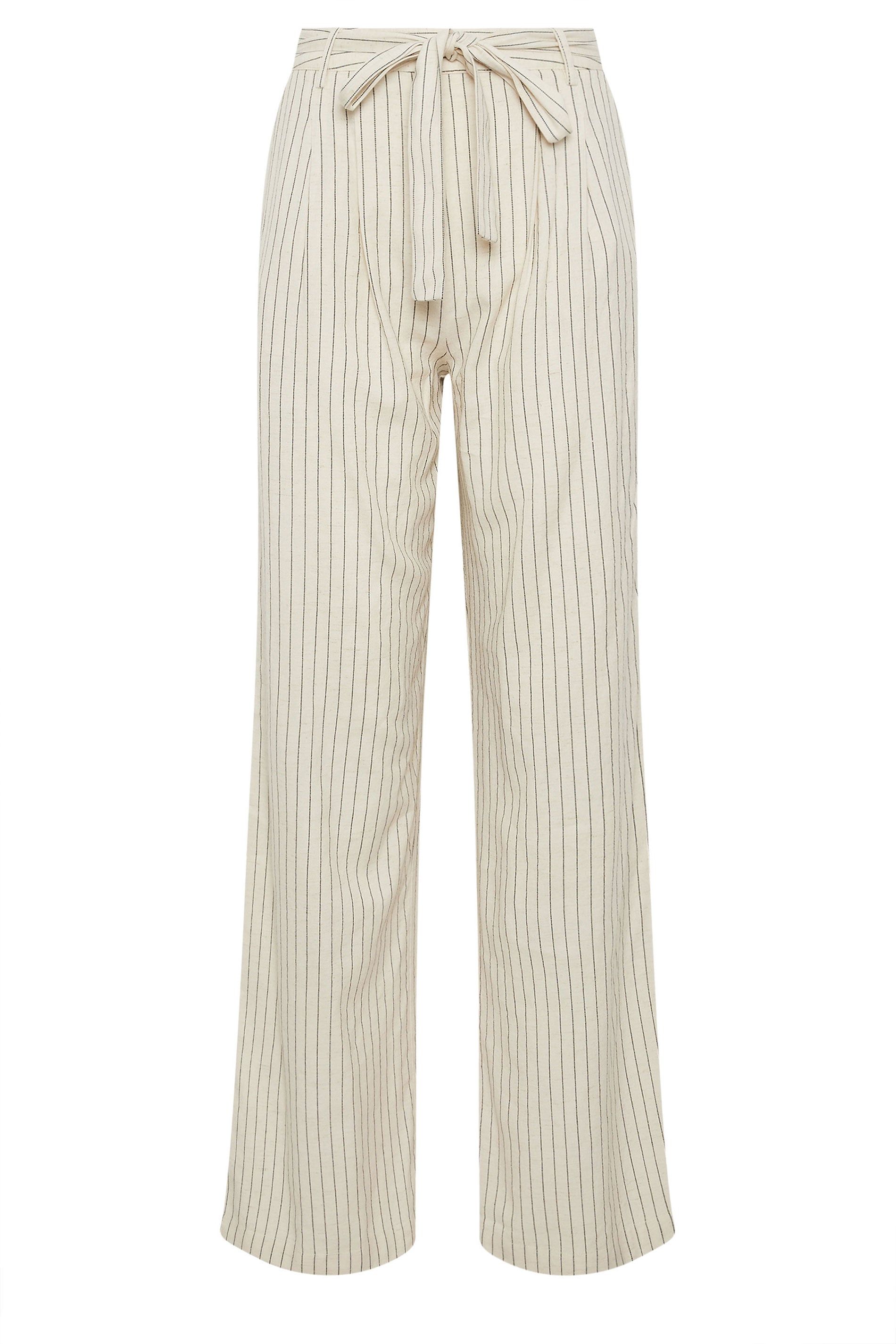 Long Tall Sally Tall Pinstripe Wide Leg Trousers