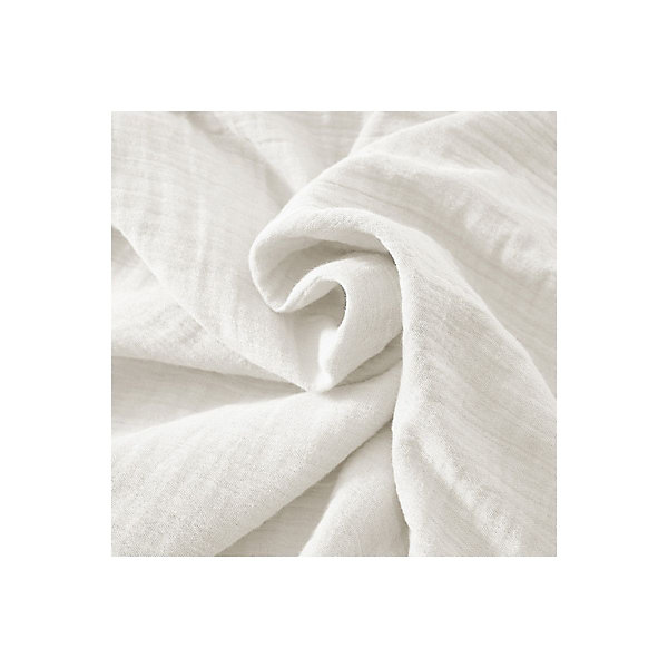 OUREA - Nappe Ronde 180cm Gaze de Coton Chantilly