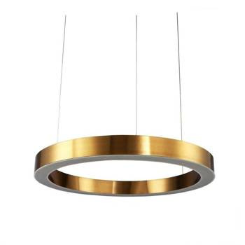Lampa wisząca CIRCLE 40 ledowa 40 cm mosiądz