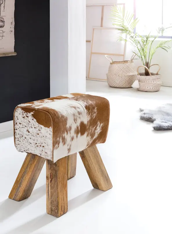 Hocker Ziegenfell