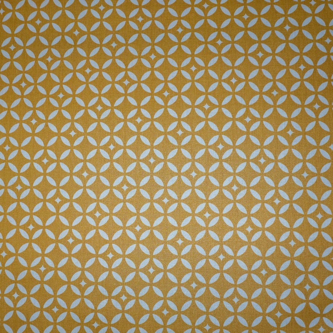 MOSAÏQUE - Nappe enduite rectangle 160 x 200 cm jaune