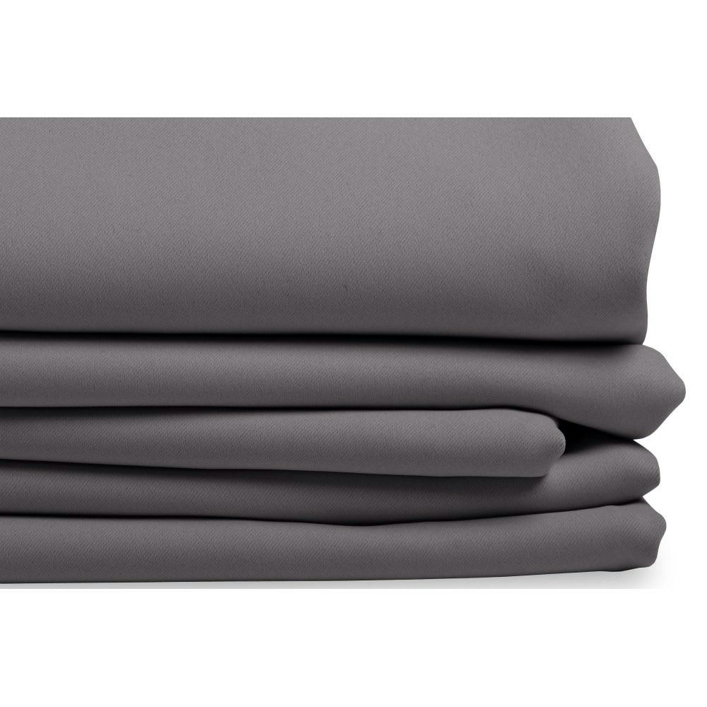 - Rideau thermique occultant gris 140x180