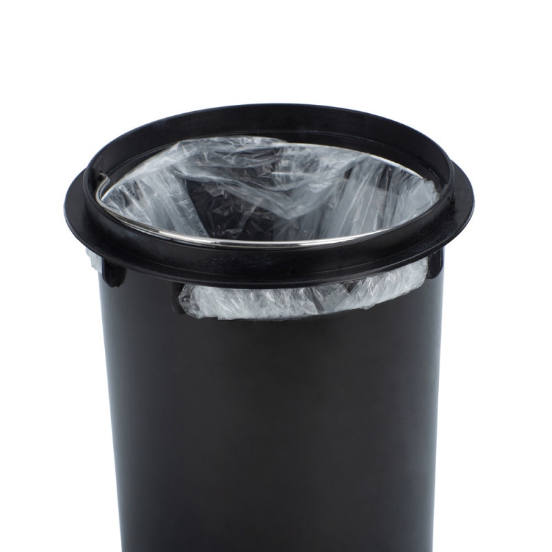 Poubelle à pédale Leman blanc mat 3 L WENKO