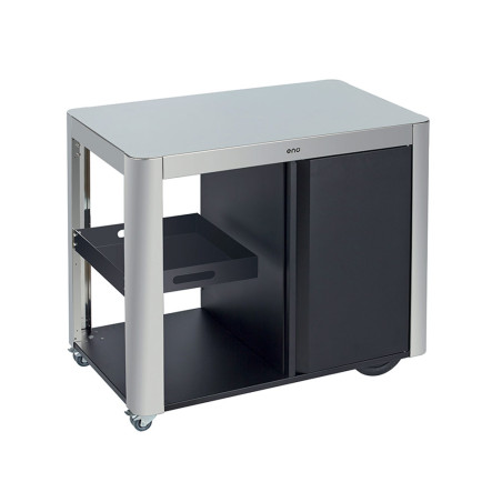 Kit Achille porte   étagère en acier noir - ENO