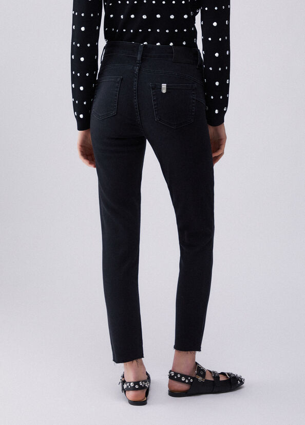 Jeans skinny a vita alta