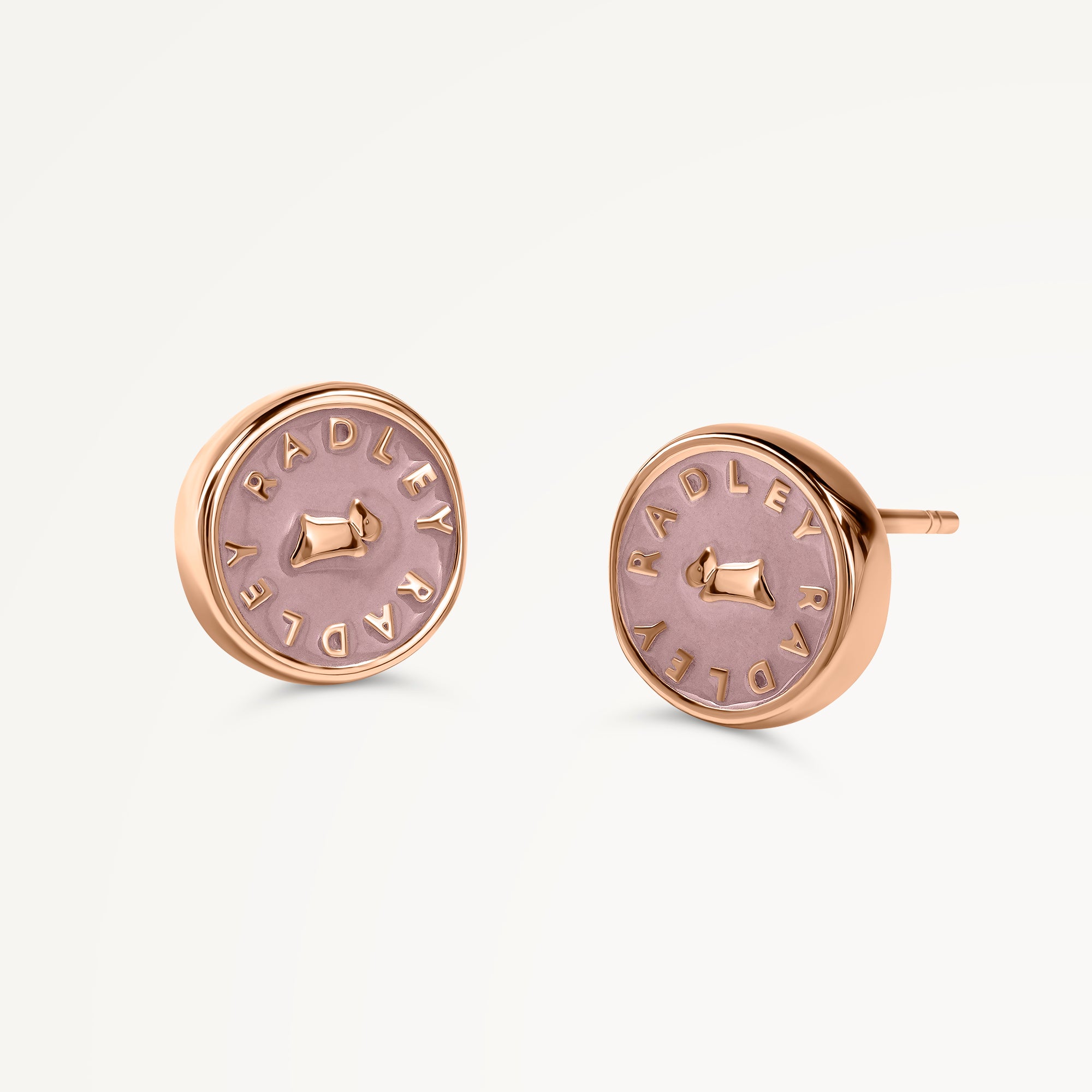 Brook Avenue Enamel Round Earrings - RYJ1572S
