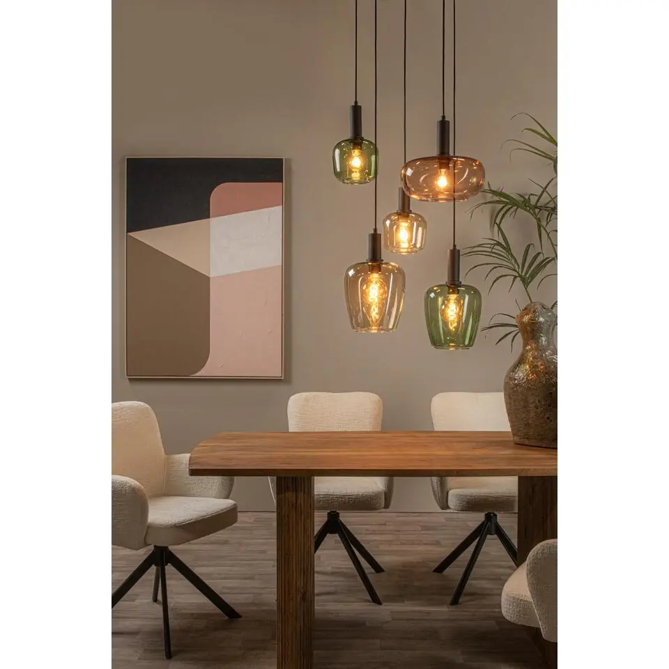 Lucide ILONA Hanglamp - Zwart