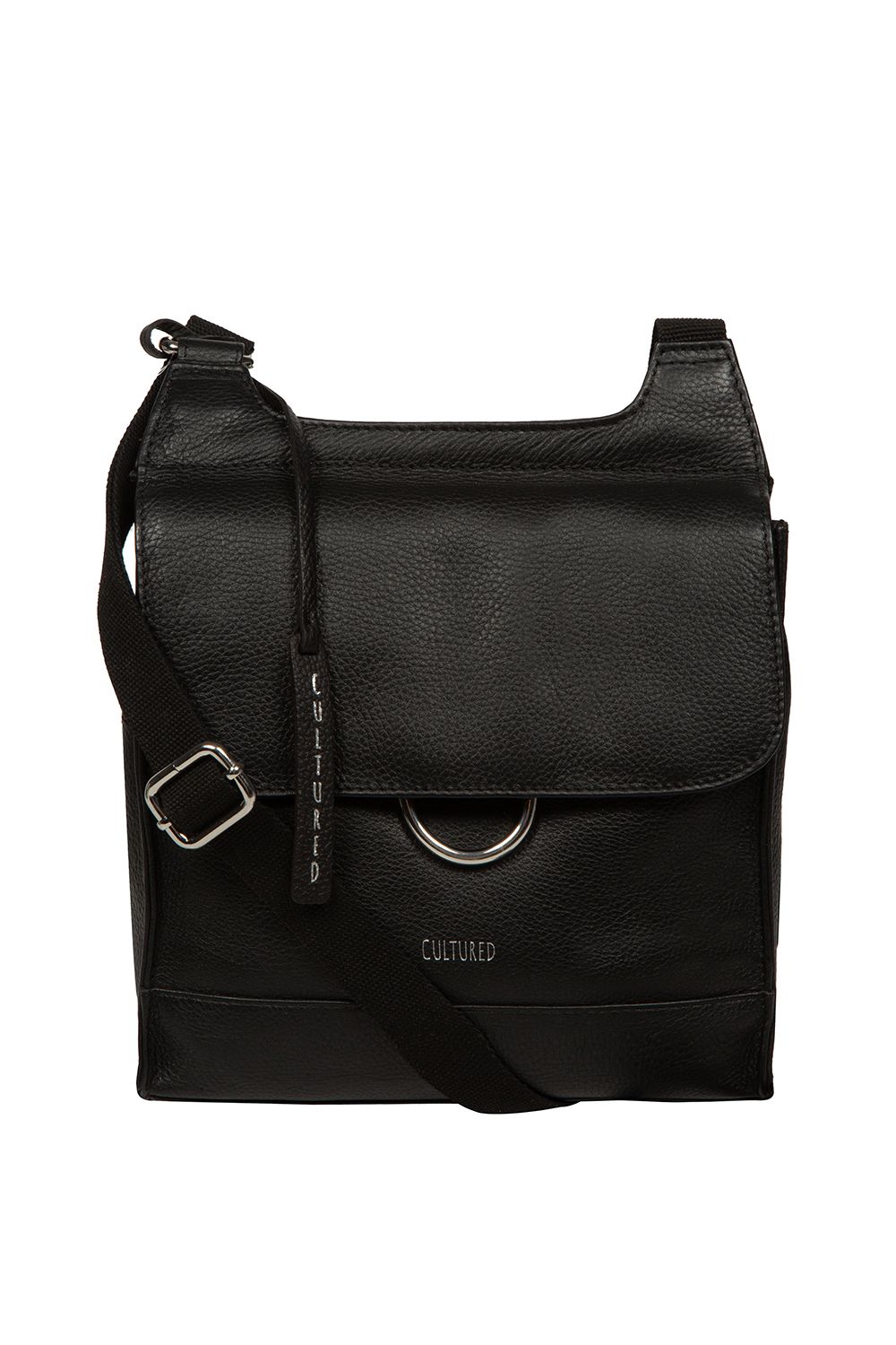 Cultured London Leigh' Leather Cross Body Bag