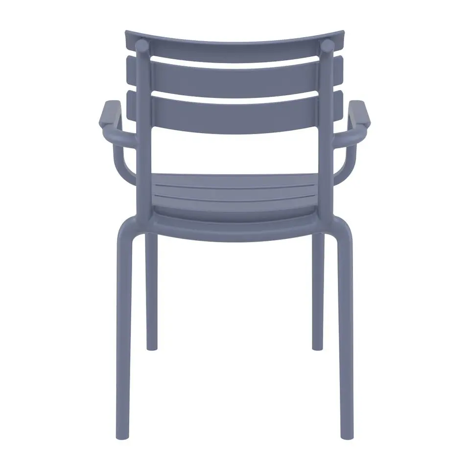 Paris tuinstoel - donker grijs