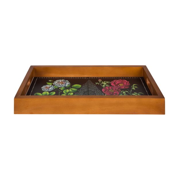 BANDEJA 43 CM X 22 CM NATUREZA BOTÂNICA