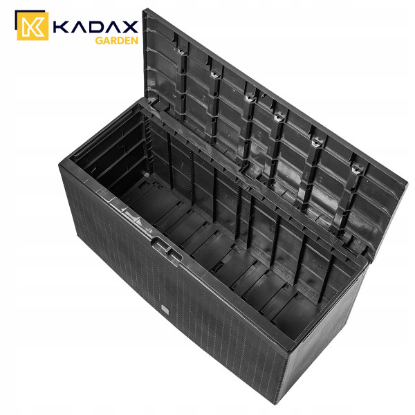 Kadax Skrzynia Ogrodowa Balkonowa 290L Antracyt