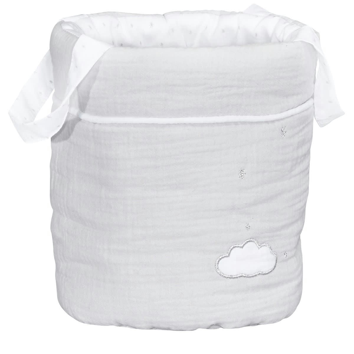 LILY - Lot de 3 paniers de rangement en coton