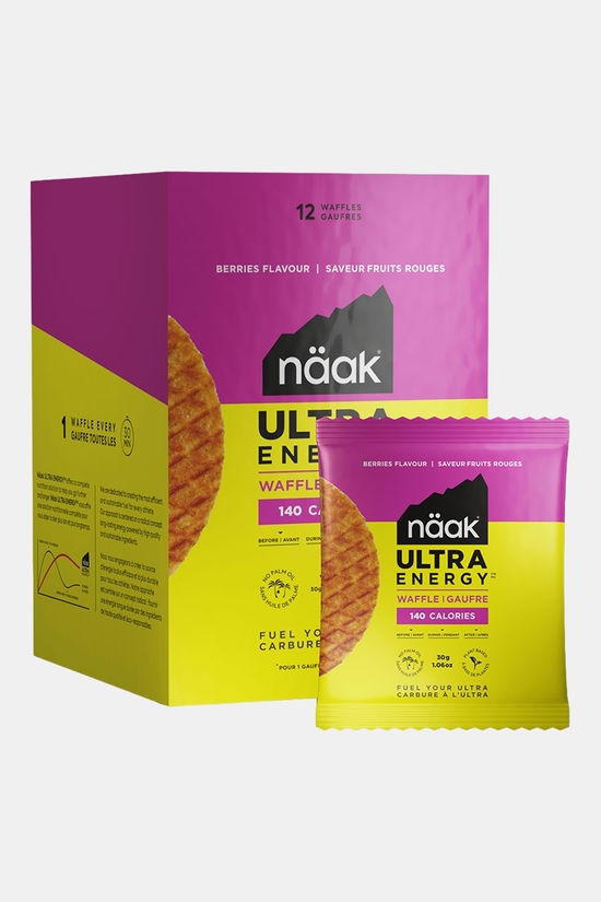 NÄAK Ultra Energy Waffle | Berries Energiereep