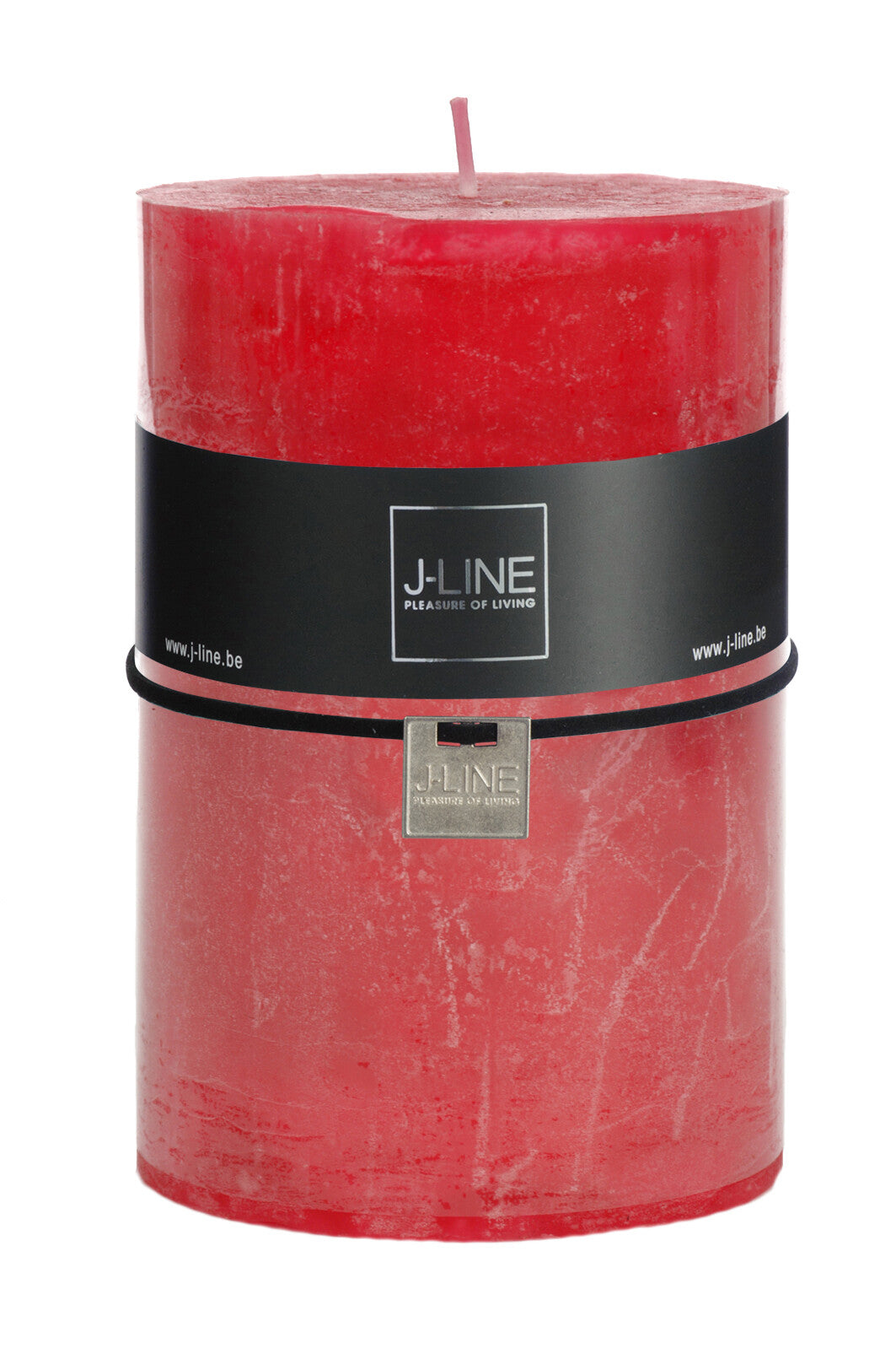 J-Line cilinderkaars - fuchsia - extra large - 95U - 6 stuks