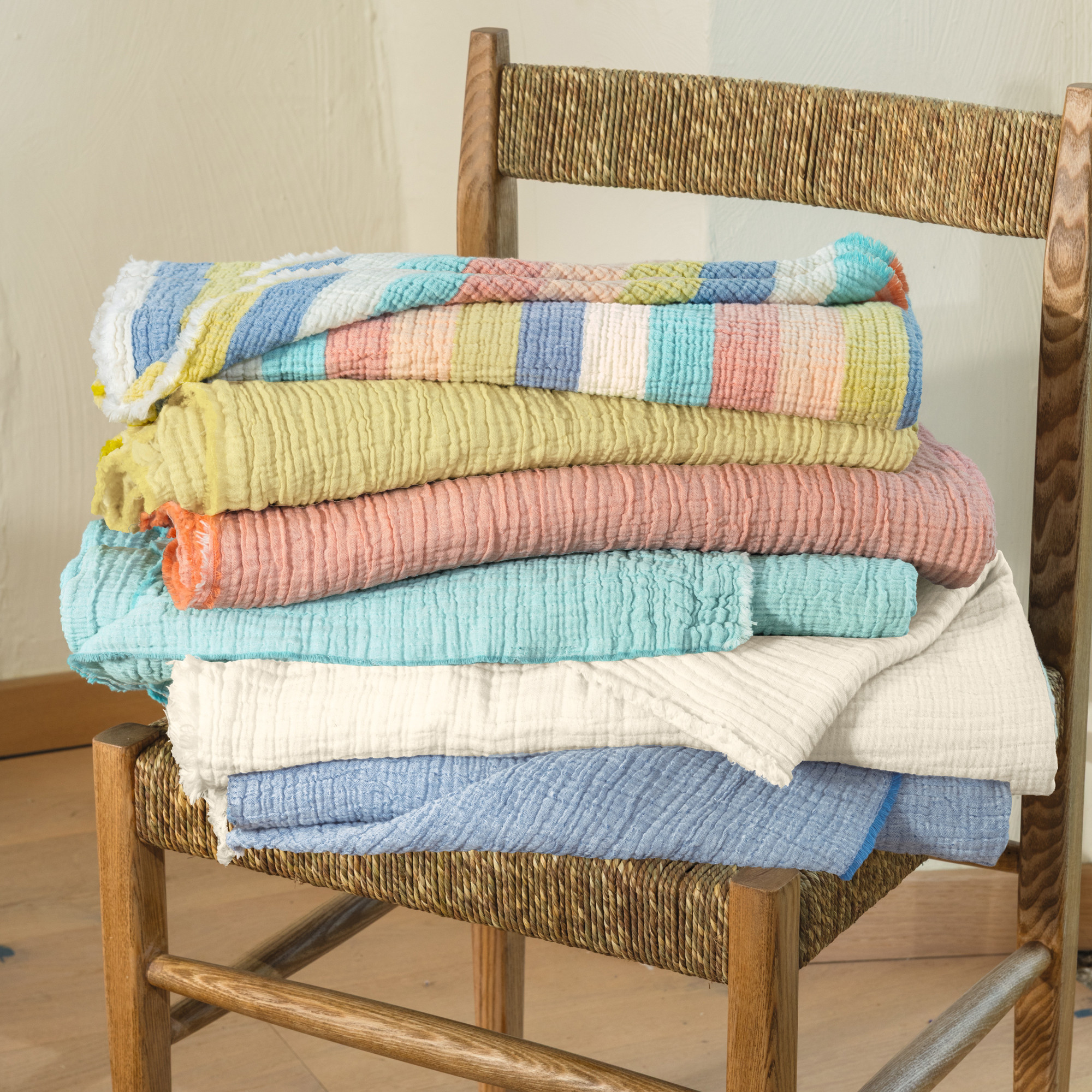 Plaid et couvre-litLes Papyrus