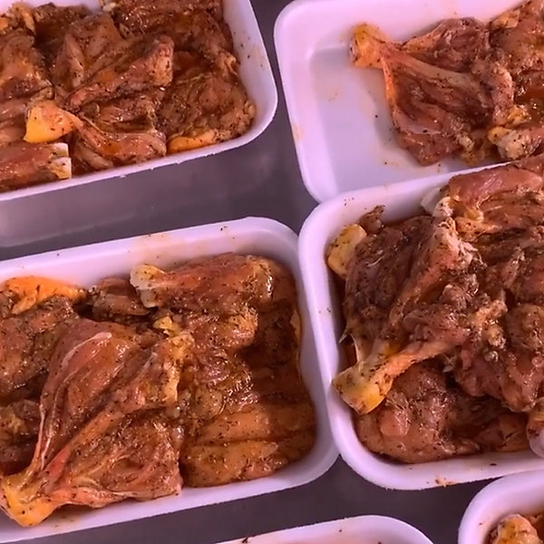 Lot 12 plateaux usage alimentaire avec couvercle : 2,2L Sans BPA (26,8 x 19,7 x 7 cm) Cuisines, restaurants, catering