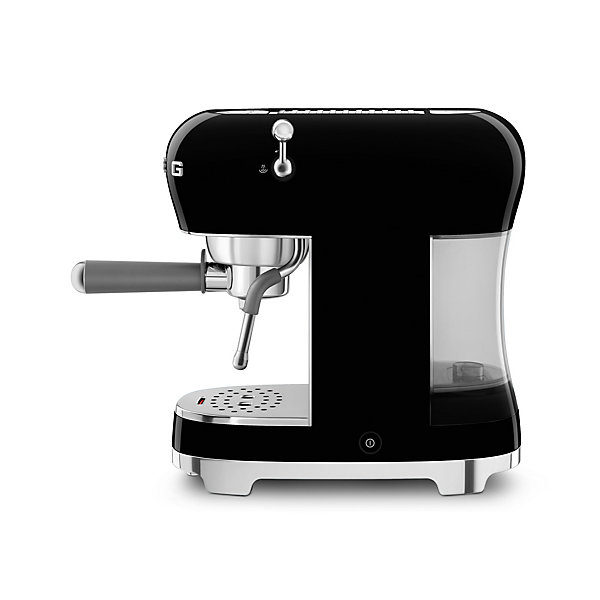 Machine à expresso Smeg ECF02BLEU Noir - 15 bar - 1 litre - Café moulu et dosettes