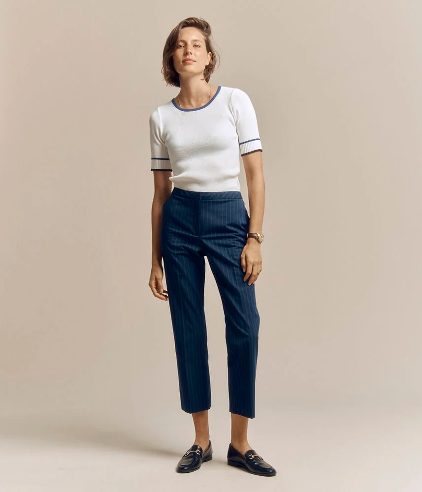 Pantalon coton stretch écologique PALOGY/81071/306