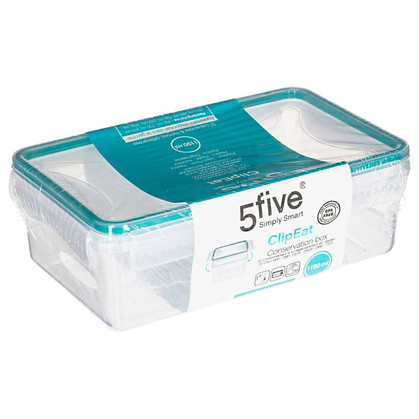 Boîte de conservation plastique 119L ClipEat - 5Five