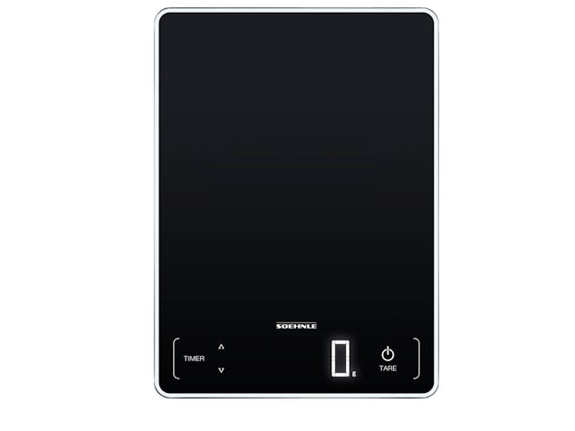 Soehnle Page Profi 100 15Kg Capacity Digital Black Kitchen Scale W/ Timer 61506