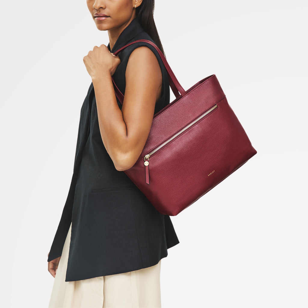 Fountain Road - Medium Ziptop Tote