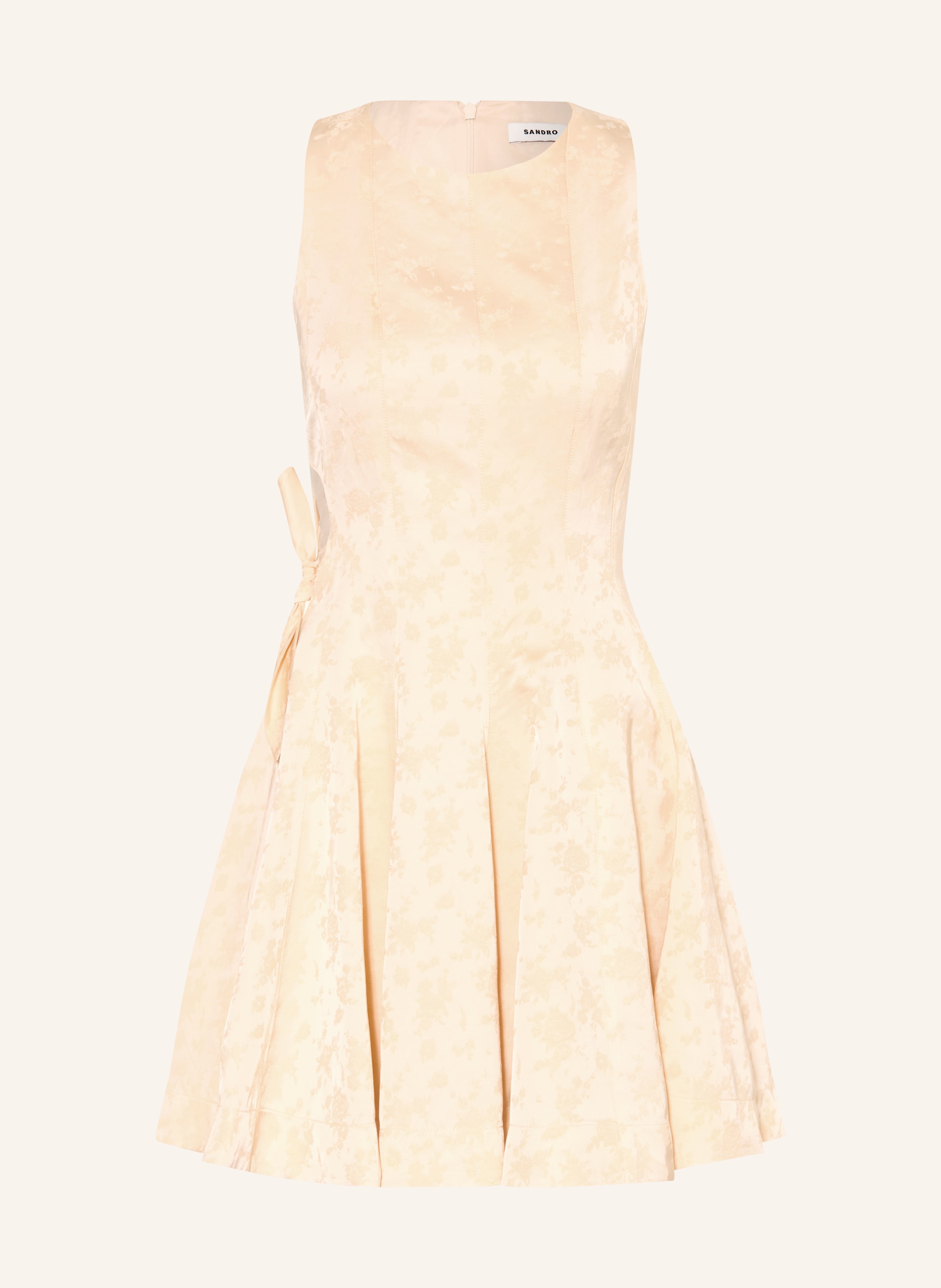 SANDRO Jacquard-Kleid mit Cut-out