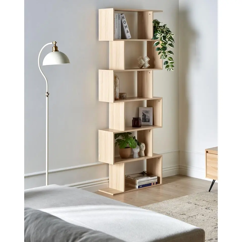 VALDOSA - Boekenkast - Lichtbruin - Vezelplaat