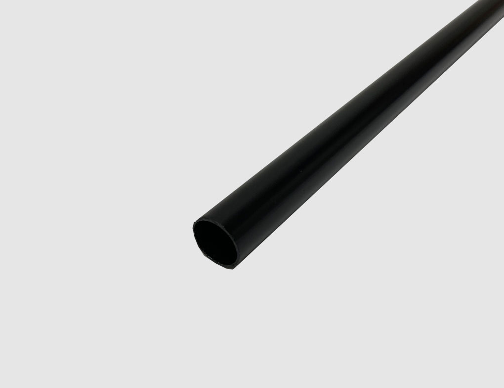 Metallrohr 240 cm Schwarz