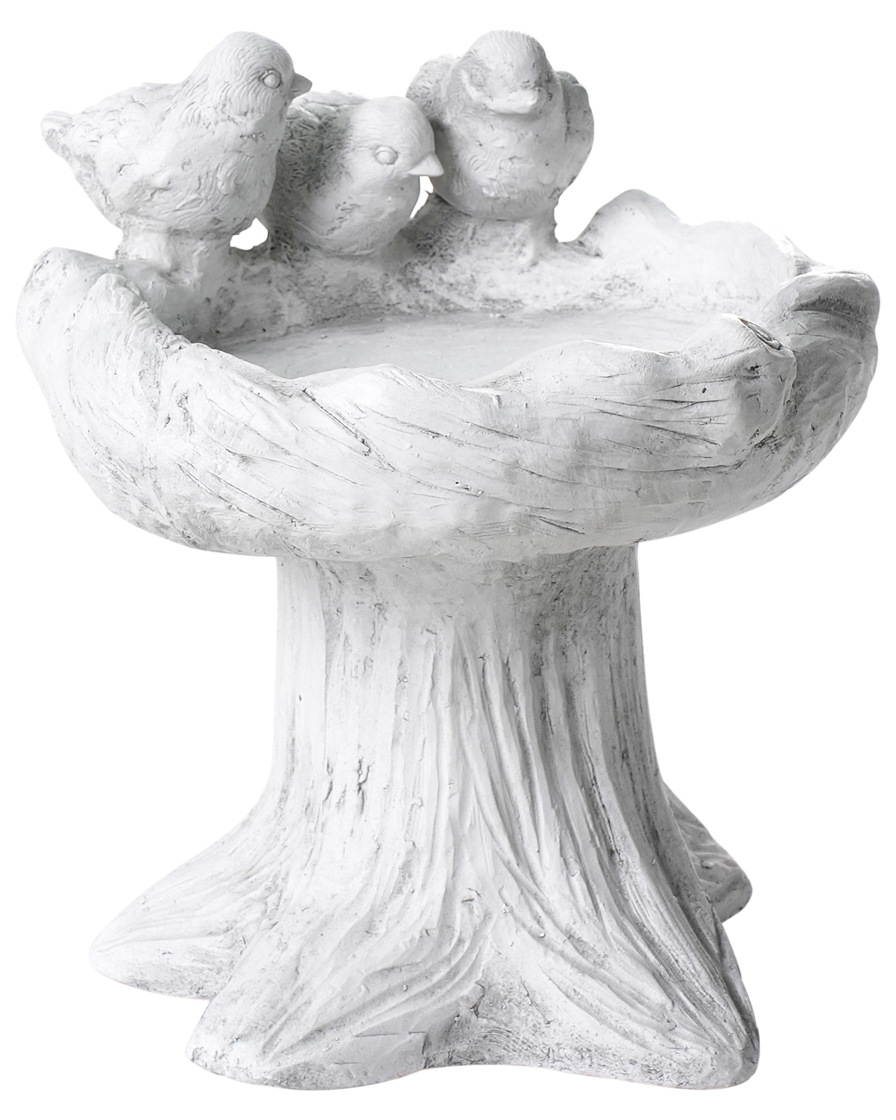 Bird Bath JEZZA Bird Grey