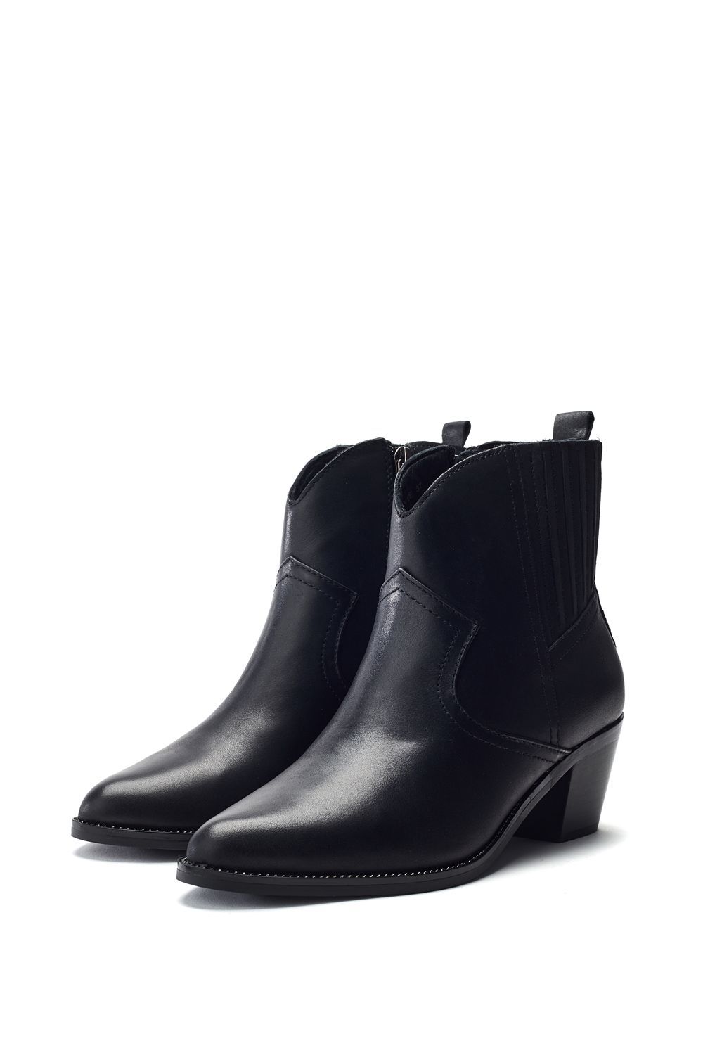 Moda In Pelle Anniee' Leather Heeled Boots