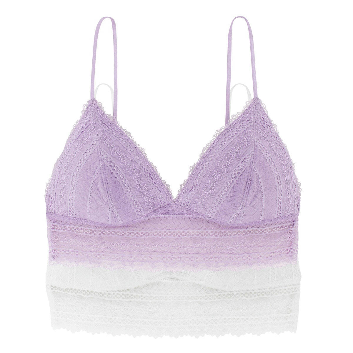 Lot de 2 bralettes dentelle Caia