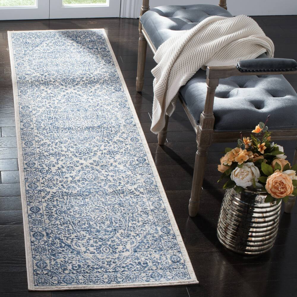 Safavieh Brentwood 832 Rug, Navy/Light Grey