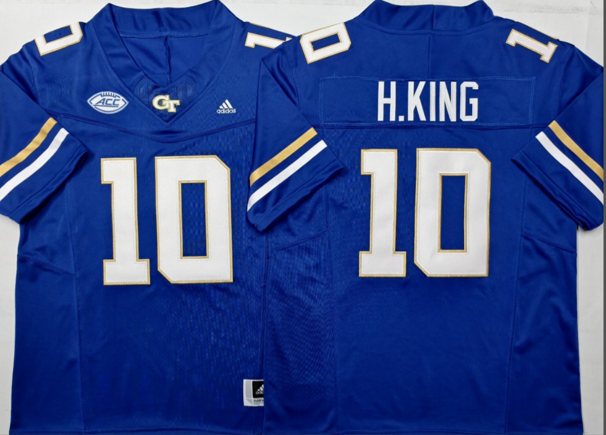 Haynes King NCAA Georgia Tech Yellow Jackets Adidas Vapor Limited Jersey