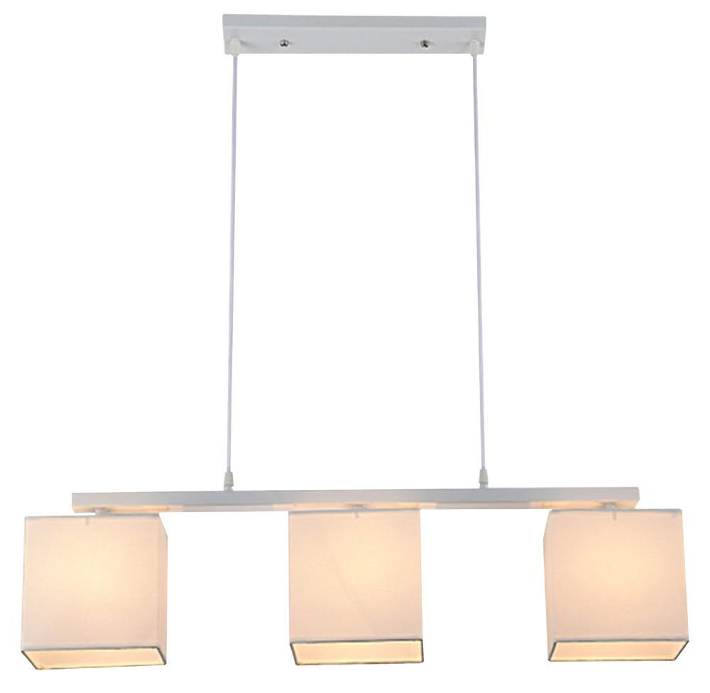 Lampa wisząca biało-beżowa BOHO 3xE27x40W wym: 85x85x17 cm Candellux