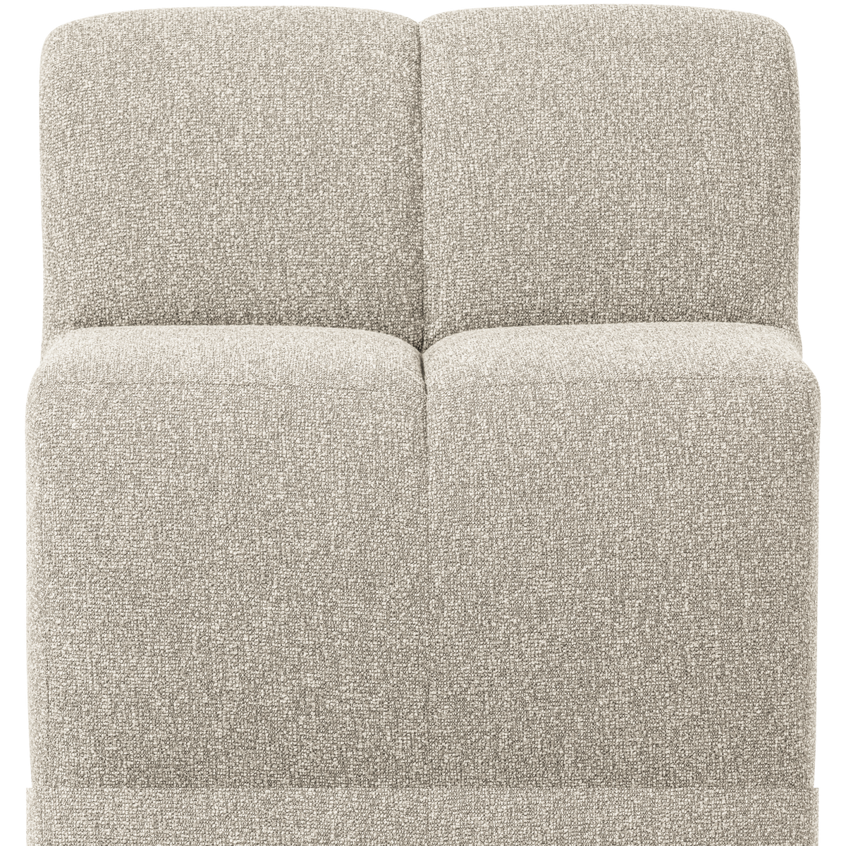 WOOOD eetbankje 84cm met rugleuning Mojo - Bouclé - Beige Melange