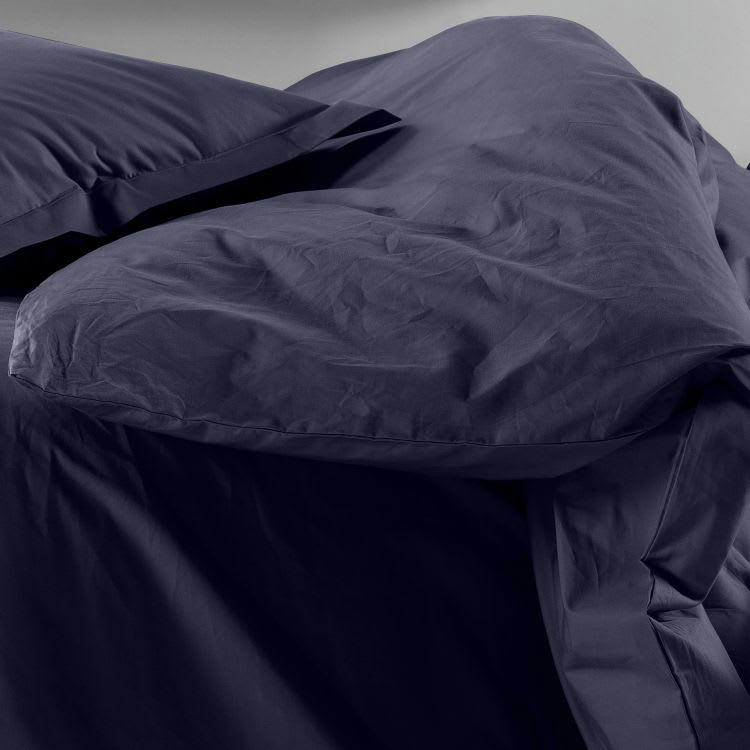 PERCALE MONTELEONE - Housse de couette en Coton Bleu 140x200 cm