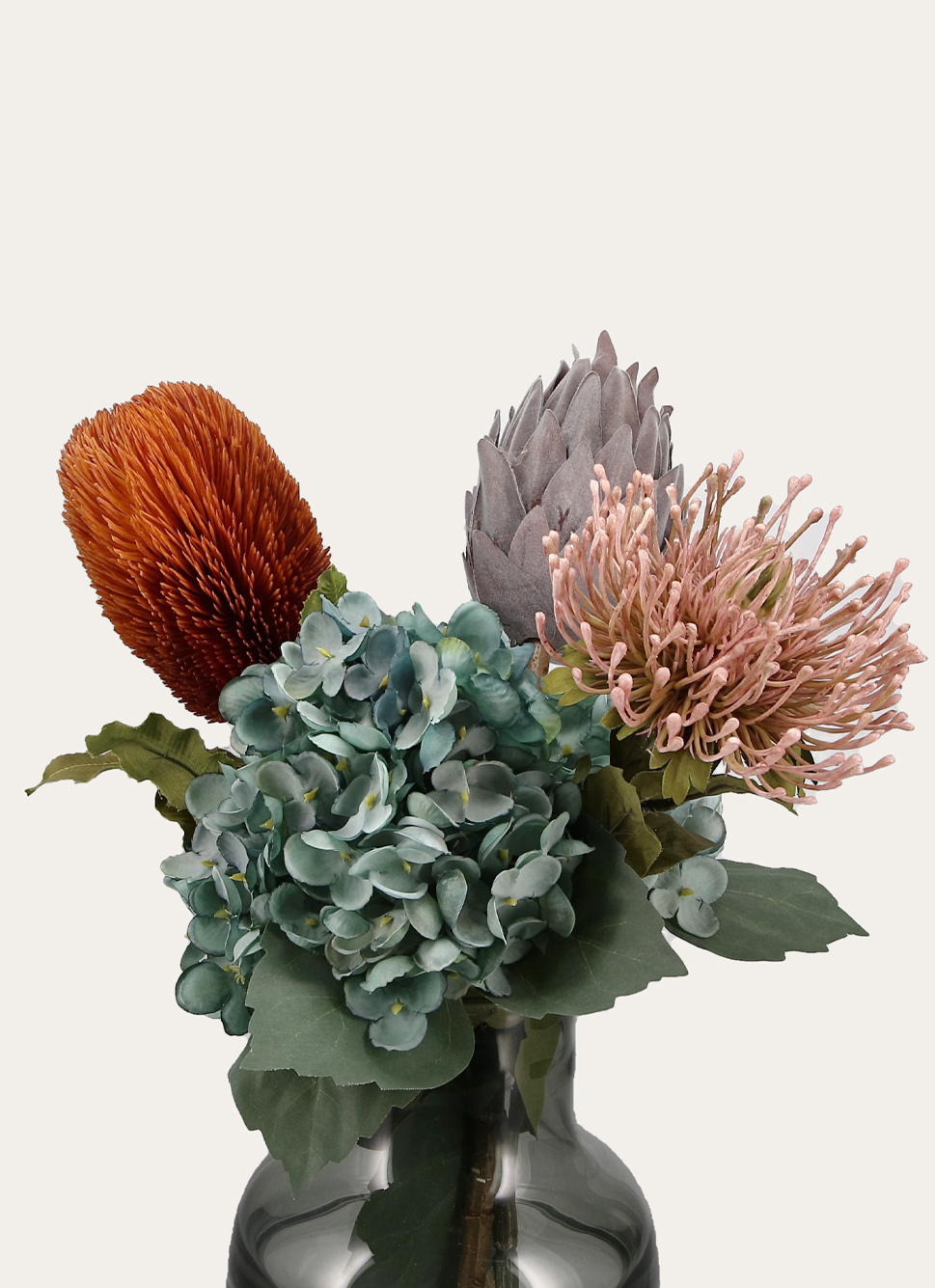 FLEUR ARTIFICIELLE BANKSIA ORANGE