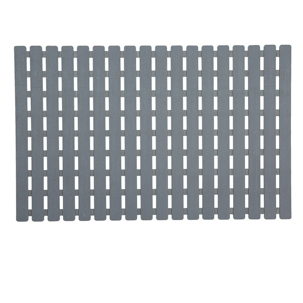Tapis de bain fond de douche gris