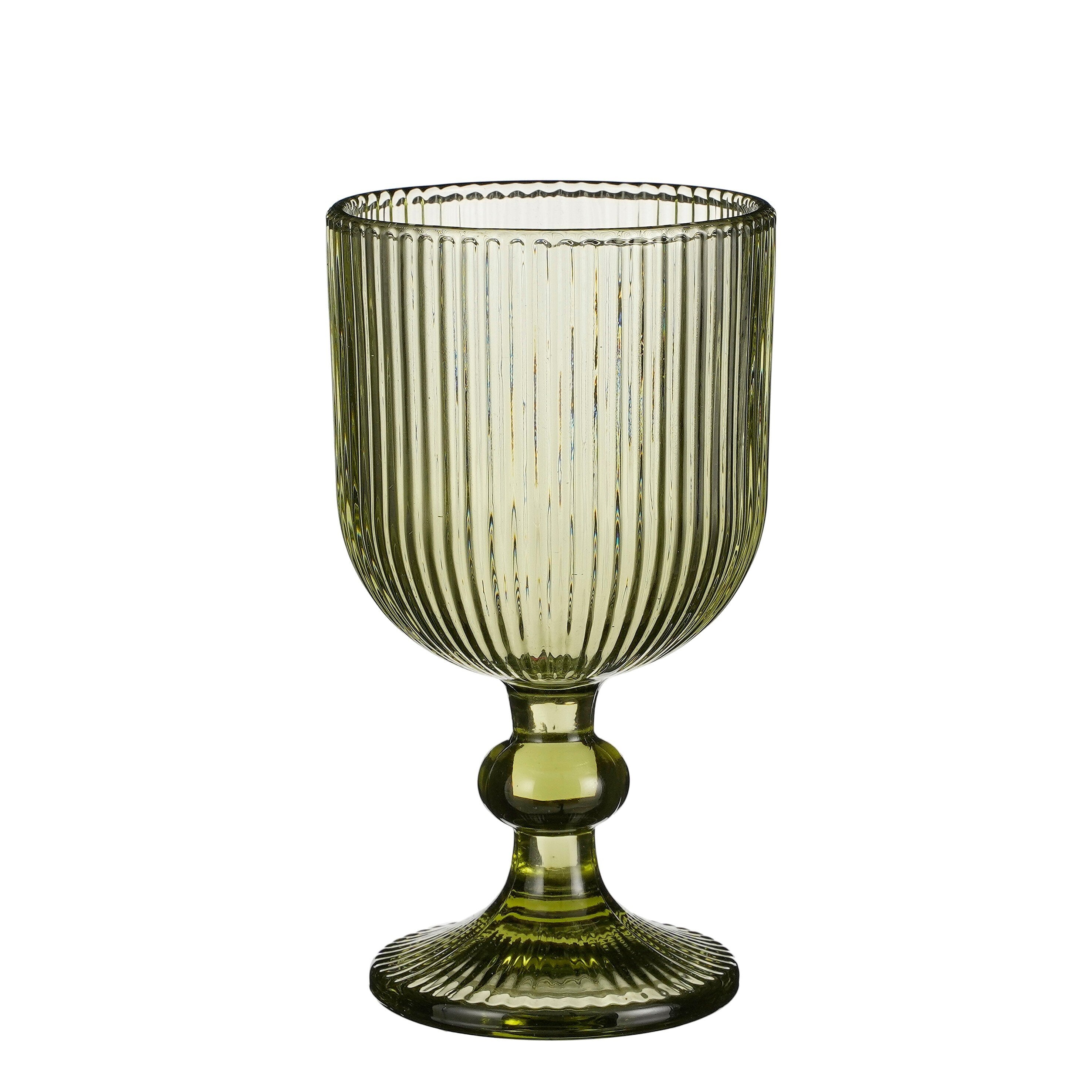Mica Decorations Merlot Wijnglas - 250 ml - Glas - Lichtgroen