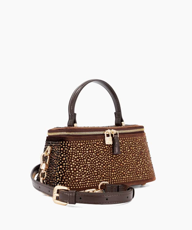 Successful Bronze - Embellished Mini Vanity Bag