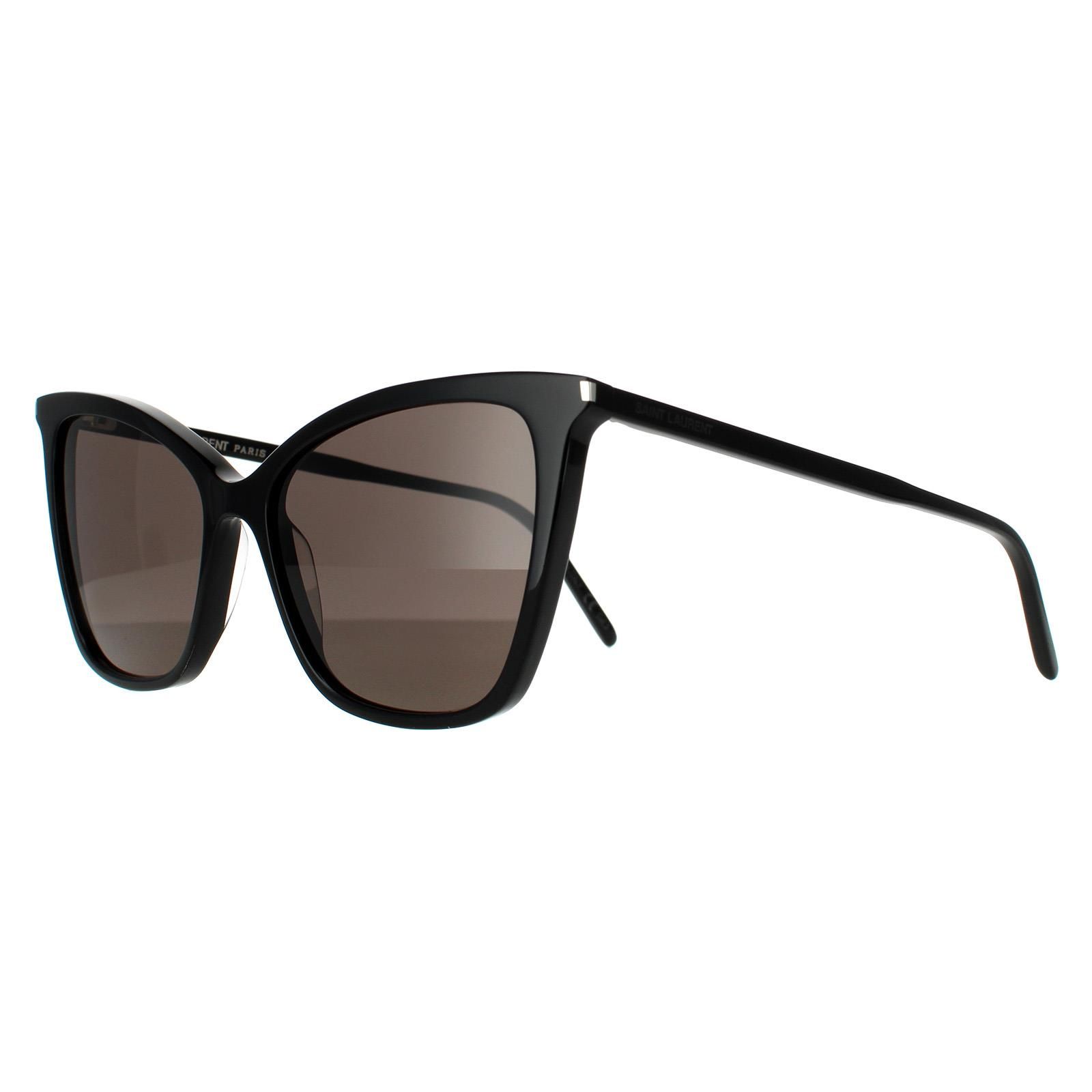 Saint Laurent Cat Eye Black Grey Sunglasses