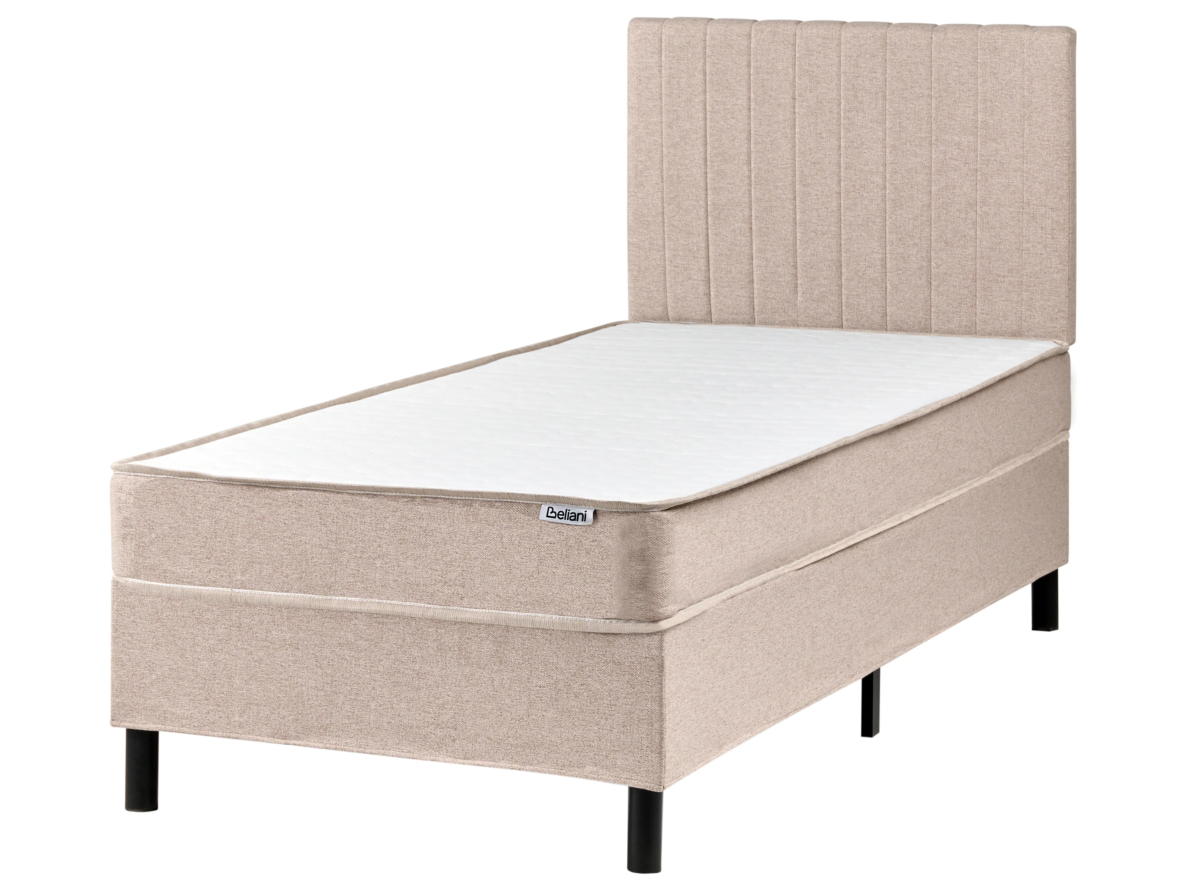 Divan Bed Fabric COUNTESS 90 x 200 cm (EU Single) Beige