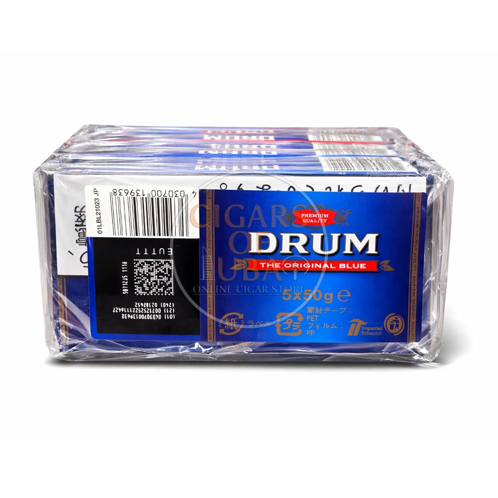 Drum Original Blue Hand Rolling Tobacco 50G*5 Packs(Japan)