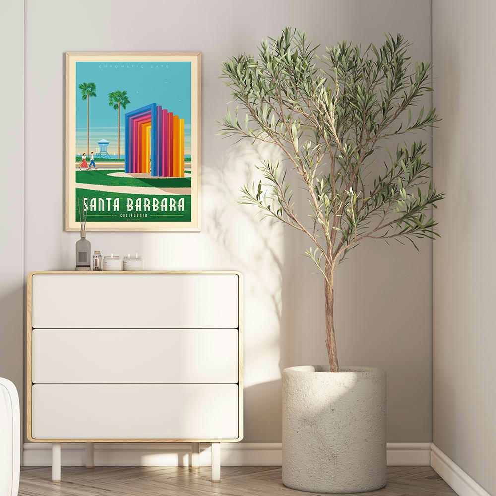 - Affiche Santa Barbara Californie 50x70 cm
