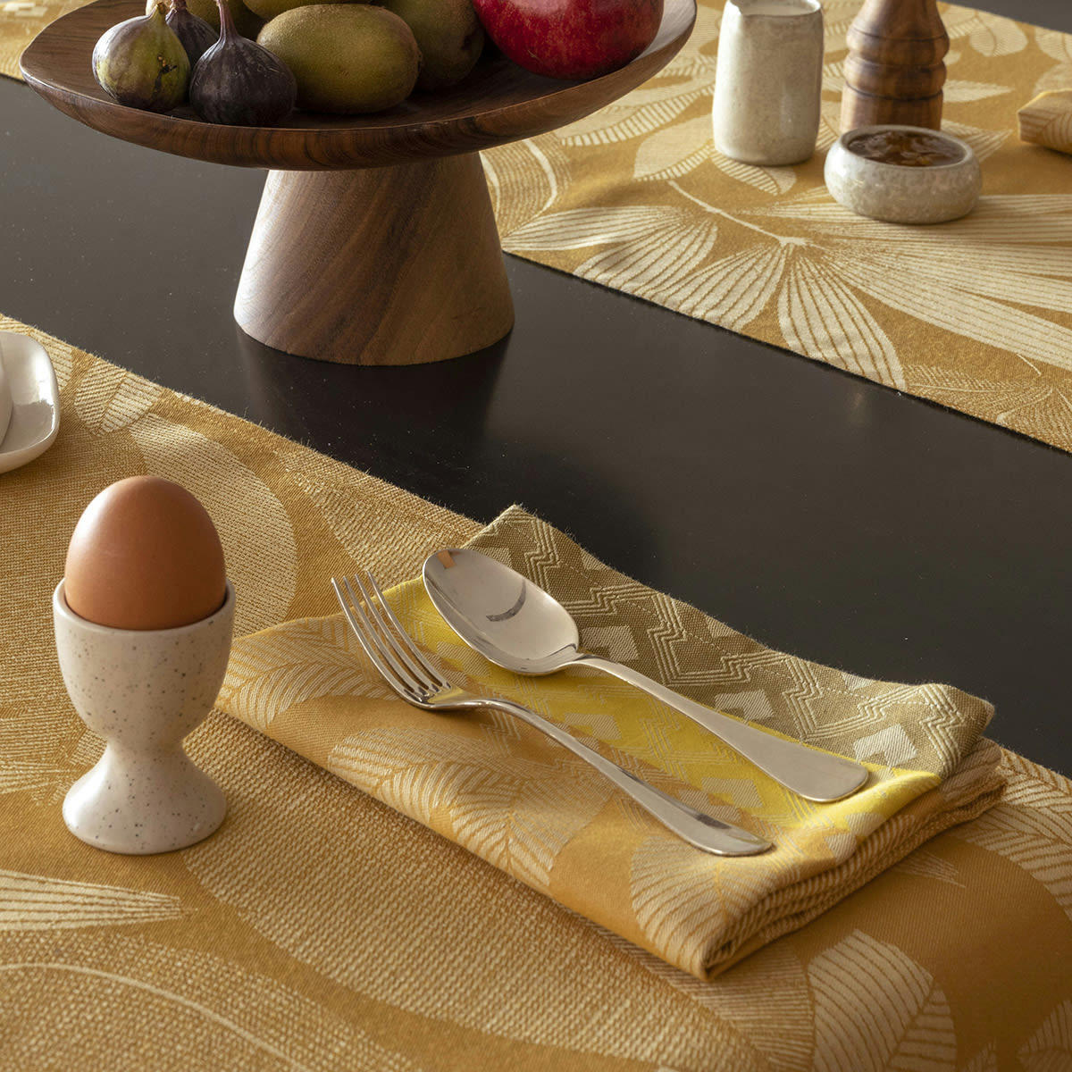 NATURE SAUVAGE - Serviette en coton panthere 58 x 58