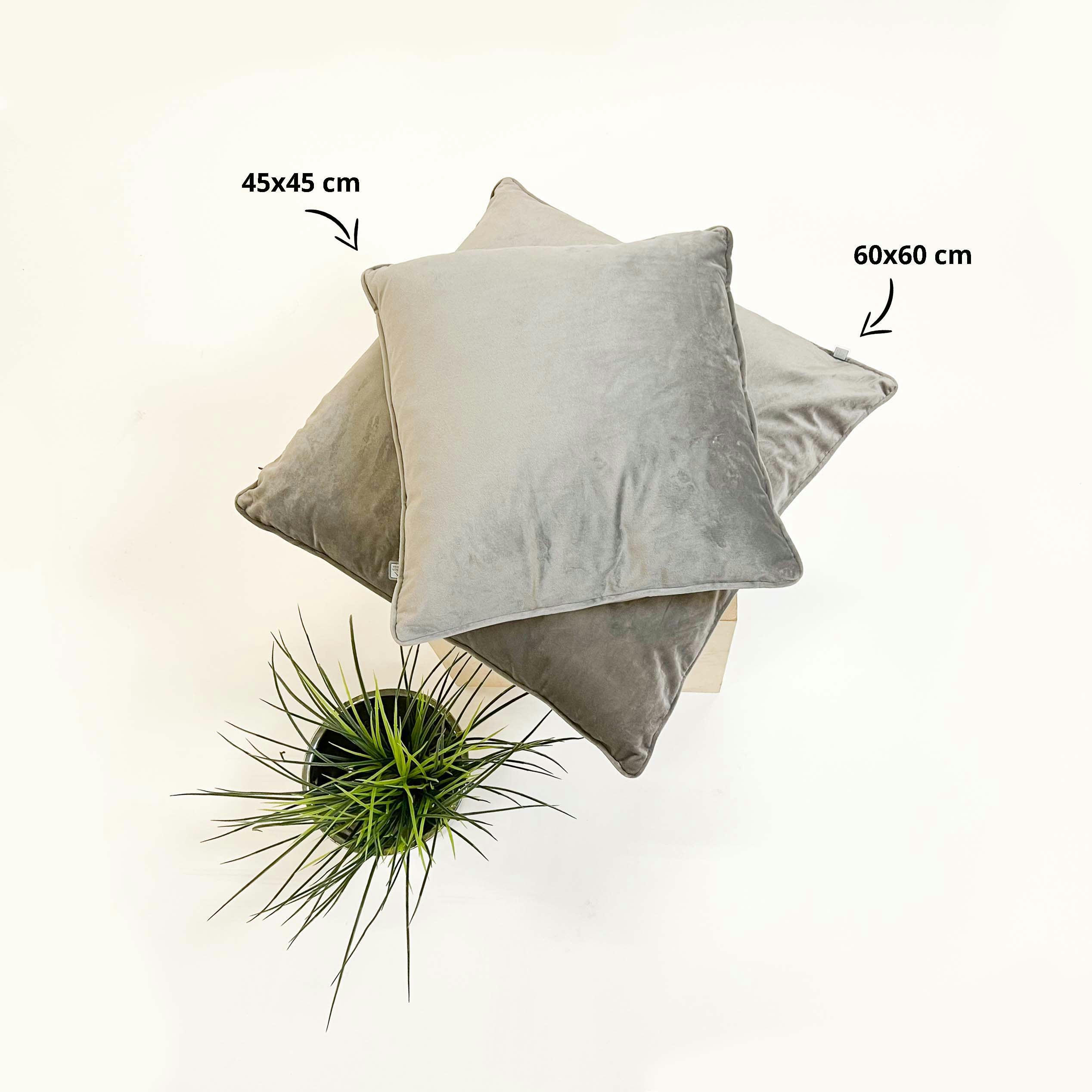 - Housse de coussin multicolore en velours-60x60 cm uni