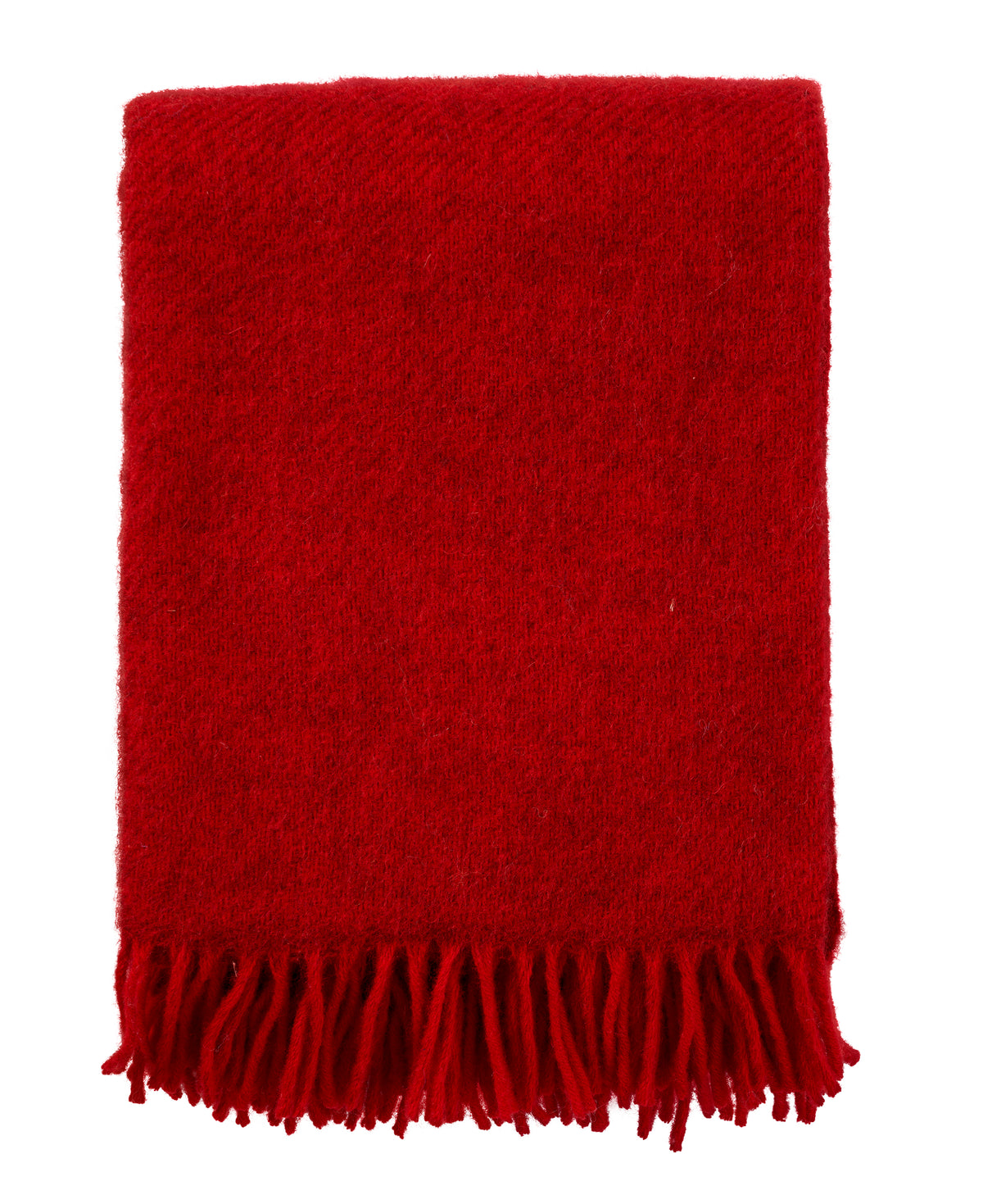 Klippan 100% wollen deken - Gotland - rood - 130x200cm