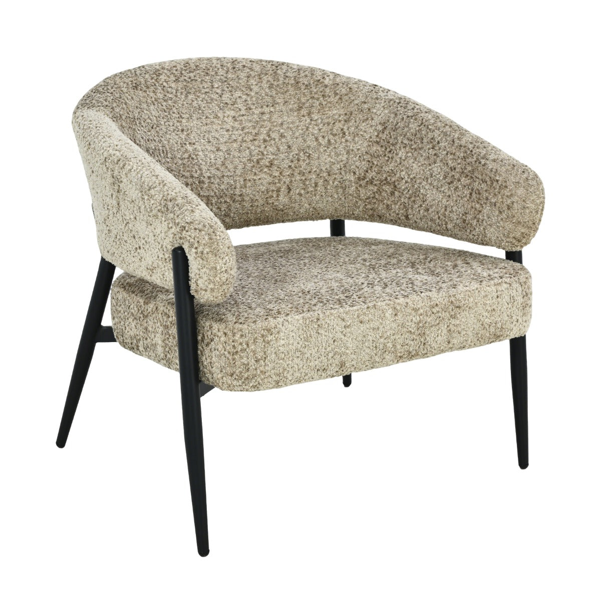 Livingfurn fauteuil Dilan Venga - grijs - 72.5x73x75