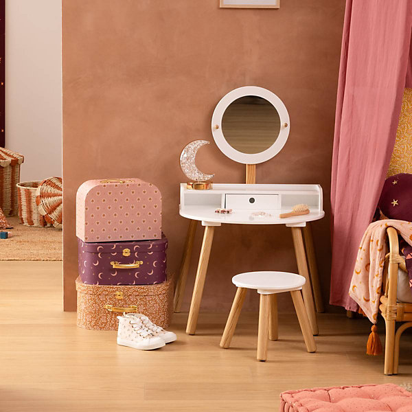 Coiffeuse enfant Bella blanc L60,7xp42xH89,2cm - Atmosphera