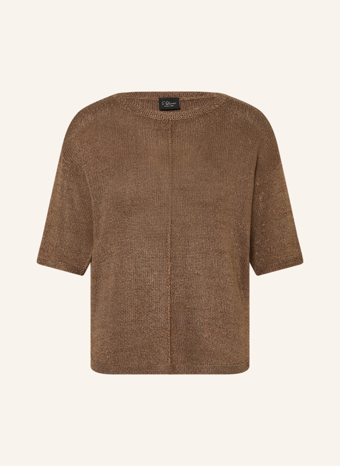 s.Oliver BLACK LABEL Strickshirt mit Glitzergarn